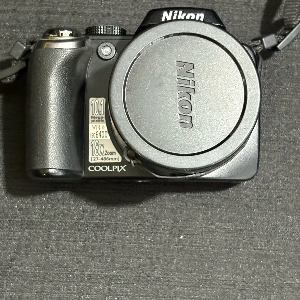 Nikon COOLPIX P80 10.1MP Digital Camera - Black With Extra Batteries/Charger
